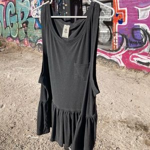 Free People Ruffle Peplum Tank